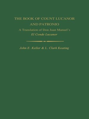 cover image of The Book of Count Lucanor and Patronio